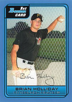 2006 Bowman - Prospects Blue #B4 Brian Holliday Front