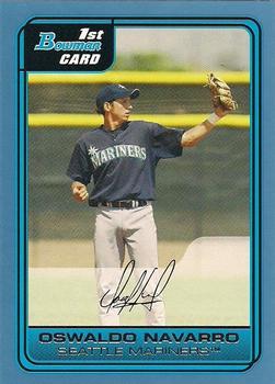 2006 Bowman - Prospects Blue #B60 Oswaldo Navarro Front