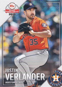 2019 Topps National Baseball Card Day #12 Justin Verlander Front
