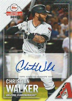 2019 Topps National Baseball Card Day - Autographs #AU-CW Christian Walker Front