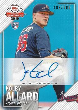 2019 Topps National Baseball Card Day - Autographs #AU-KA Kolby Allard Front