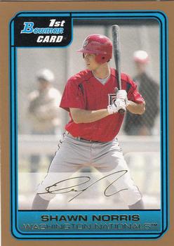2006 Bowman - Prospects Gold #B43 Shawn Norris Front