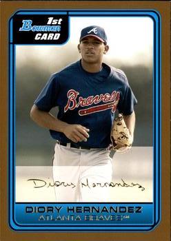 2006 Bowman - Prospects Gold #B44 Diory Hernandez Front