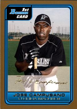 2006 Bowman - Prospects Gold #B91 Jose Campusano Front