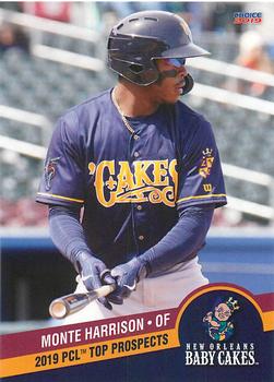 2019 Choice PCL Top Prospects #16 Monte Harrison Front