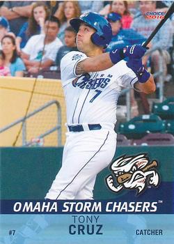 2016 Choice Omaha Storm Chasers #06 Tony Cruz Front