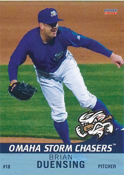2016 Choice Omaha Storm Chasers #09 Brian Duensing Front