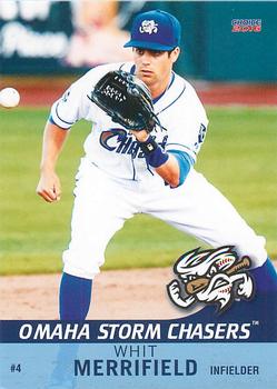 2016 Choice Omaha Storm Chasers #20 Whit Merrifield Front