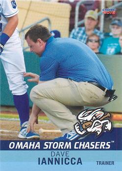 2016 Choice Omaha Storm Chasers #30 Dave Iannicca Front