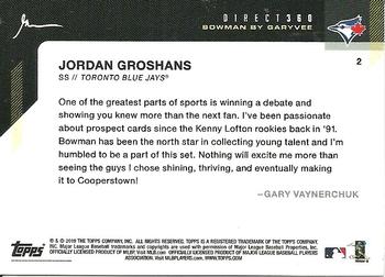2019 Topps x Gary Vee #2 Jordan Groshans Back