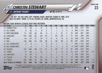 2020 Topps #23 Christin Stewart Back