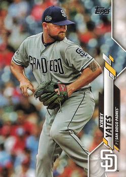 2020 Topps #25 Kirby Yates Front