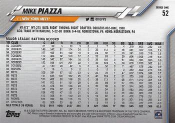 2020 Topps #52 Mike Piazza Back