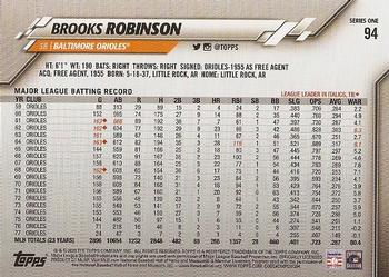 2020 Topps #94 Brooks Robinson Back