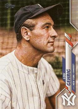 2020 Topps #121 Lou Gehrig Front