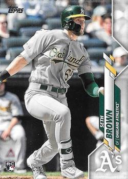 2020 Topps #123 Seth Brown Front