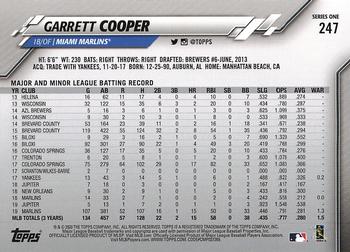 2020 Topps #247 Garrett Cooper Back