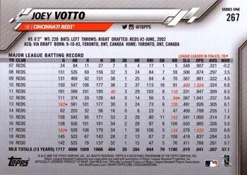 2020 Topps #267 Joey Votto Back