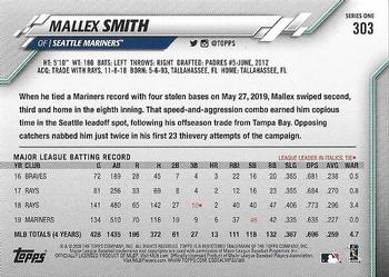 2020 Topps #303 Mallex Smith Back