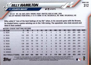 2020 Topps #312 Billy Hamilton Back