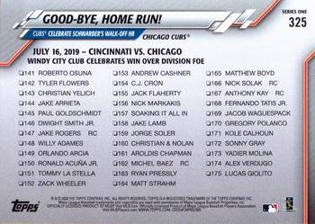 2020 Topps #325 Good-Bye, Home Run! Back