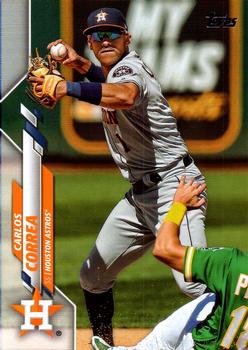 2020 Topps #349 Carlos Correa Front