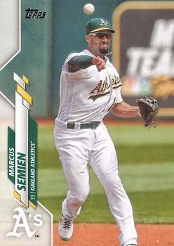 2020 Topps #366 Marcus Semien Front