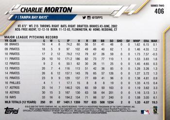 2020 Topps #406 Charlie Morton Back