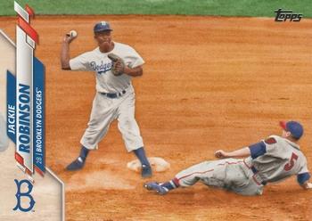 2020 Topps #416 Jackie Robinson Front