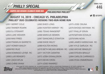 2020 Topps #446 Philly Special Back
