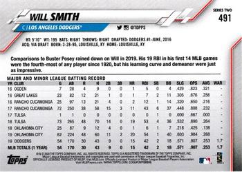 2020 Topps #491 Will Smith Back