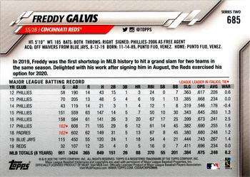 2020 Topps #685 Freddy Galvis Back