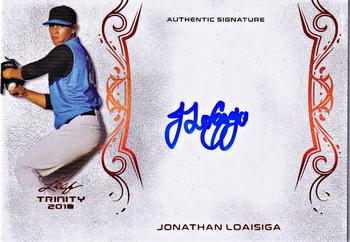 2018 Leaf Trinity - Signatures #A-JL Jonathan Loaisiga Front