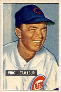 1951 Bowman #108 Virgil Stallcup Front