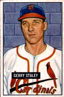 1951 Bowman #121 Gerry Staley Front