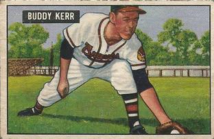 1951 Bowman #171 Buddy Kerr Front