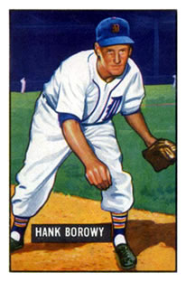 1951 Bowman #250 Hank Borowy Front