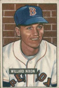 1951 Bowman #270 Willard Nixon Front