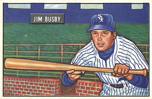 1951 Bowman #302 Jim Busby Front