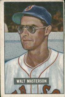 1951 Bowman #307 Walt Masterson Front