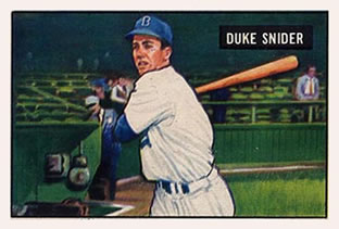 1951 Bowman #32 Duke Snider Front