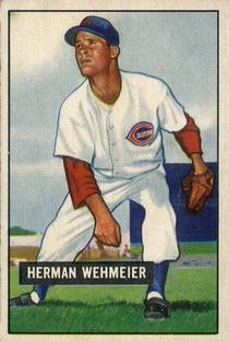 1951 Bowman #144 Herman Wehmeier Front