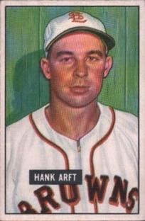 1951 Bowman #173 Hank Arft Front