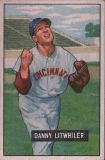 1951 Bowman #179 Danny Litwhiler Front