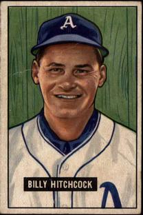 1951 Bowman #191 Billy Hitchcock Front