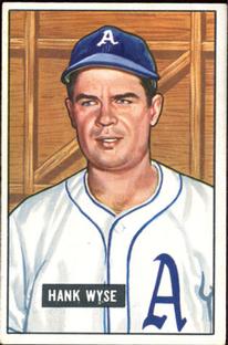 1951 Bowman #192 Hank Wyse Front