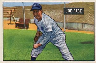1951 Bowman #217 Joe Page Front