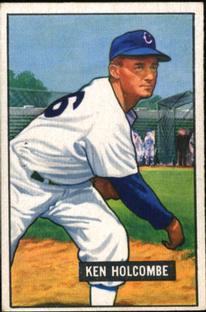 1951 Bowman #267 Ken Holcombe Front