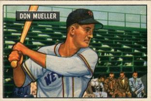 1951 Bowman #268 Don Mueller Front