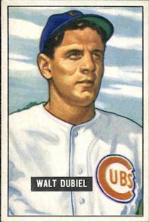 1951 Bowman #283 Walt Dubiel Front